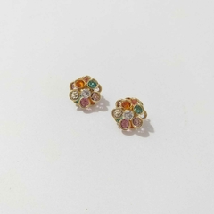 Brinco Flor Colorida - comprar online