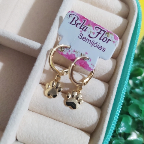 Brinco Argola Pingente Patinha