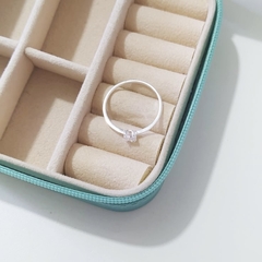 Anel Solitário Cristal - comprar online