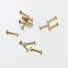 Piercing Labret Tragus Ponto de Luz 3 mm na internet