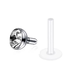 Piercing Labret Ponto de Luz