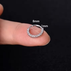 Piercing Septo/Daith Cravejado na internet