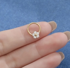 Piercing Argola Click Flor Daith - comprar online