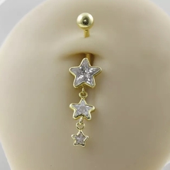 Piercing Umbigo Estrela na internet