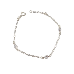 Pulseira Corações Zircônia