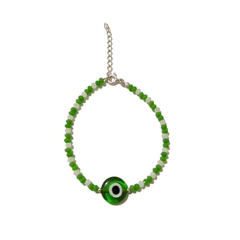 Pulseira Olho Grego e Cristais Coloridos na internet
