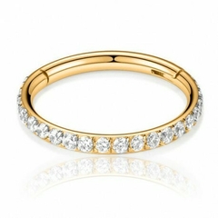 Piercing Argola Segmentada Cravejada - comprar online