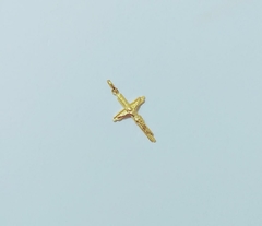 Pingente Crucifixo Detalhe Escovado