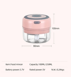 Picador elétrico de cozinha, moedor de alho, moedor de carne, mini alimentos, a - comprascoin