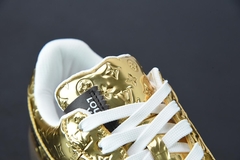 Tênis Louis Vuitton Nike Air Force 1 Low By Virgil Abloh Metallic Gold - loja online