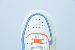 Tênis Nike Air Force 1 Low Shadow Sail Game Royal Rush Orange University Blue - loja online