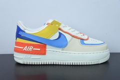 Tênis Nike Air Force 1 Low Shadow Sail Game Royal Rush Orange University Blue - comprar online