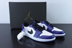 Tênis Jordan 1 Low Court Purple White