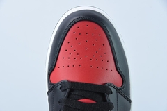 Tênis Jordan 1 Mid White Black Red - Loja Princípios