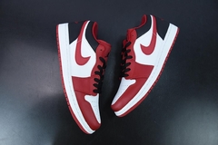 Tênis Jordan 1 Low Reverse Black Toe na internet