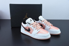 Tênis Jordan 1 Low White Light Madder Root