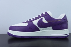 Tênis Louis Vuitton Nike Air Force 1 Low By Virgil Abloh Purple na internet