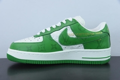 Tênis Louis Vuitton Nike Air Force 1 Low By Virgil Abloh White Green na internet