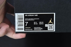 Tênis Jordan 1 Mid Blue Mint - comprar online