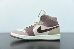 Tênis Jordan 1 Mid SE Dark Pony Smoky Mauve na internet