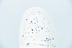 Tênis Jordan 1 Low Brushstroke Swoosh - Paint Splatter - loja online
