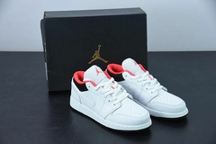 Tênis Jordan 1 Low White Black Infrared