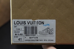 Tênis Louis Vuitton Nike Air Force 1 Low By Virgil Abloh White Red - comprar online