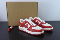 Tênis Louis Vuitton Nike Air Force 1 Low By Virgil Abloh White Red