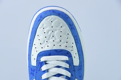 Tênis Louis Vuitton Nike Air Force 1 Low By Virgil Abloh White Royal - Loja Princípios