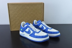 Tênis Louis Vuitton Nike Air Force 1 Low By Virgil Abloh White Royal