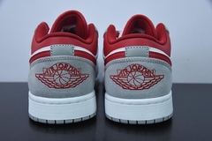 Tênis Jordan 1 Low SE Light Smoke Grey Gym Red - loja online