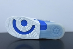 Tênis Nike Air Force 1 Low React Split White Photo Blue