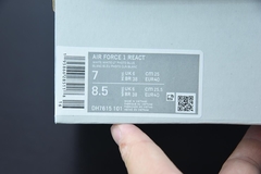 Tênis Nike Air Force 1 Low React Split White Photo Blue - comprar online