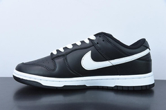 Tênis Nike Dunk Low Black White na internet