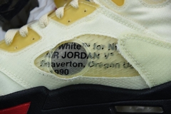 Tênis Jordan 5 Retro Off-White Sail - Loja Princípios