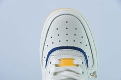 Tênis Nike Air Force 1 Low Corona Cream White Dark Blue Yellow - loja online