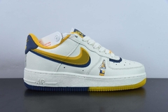 Tênis Nike Air Force 1 Low Corona Cream White Dark Blue Yellow - comprar online