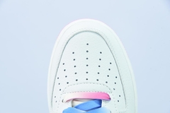 Tênis Nike Air Force 1 Low Sail Pink Blue Miami Heat - Loja Princípios