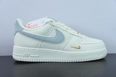 Tênis Nike Air Force 1 Low '07 QS Sail Light Blue Gold - comprar online