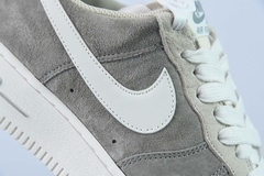 Tênis Nike Air Force 1 Low '07 Burberry Navy Blue Grey White - Loja Princípios