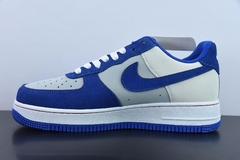 Tênis Nike Air Force 1 Low '07 Burberry Navy Blue Grey White - comprar online