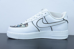Tênis Nike Air Force 1 Low '07 LV8 GTA Grand Theft Auto White na internet