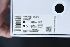 Tênis Nike Air Force 1 Low Off-White ICA University Gold