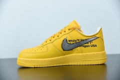 Tênis Nike Air Force 1 Low Off-White ICA University Gold na internet