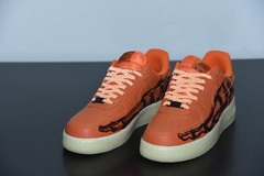 Tênis Nike Air Force 1 Low Orange Skeleton Halloween - loja online