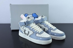 Tênis Nike Air Force 1 Mid '07 KAWS x Nike Blue