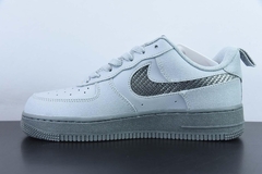 Tênis Nike Air Force 1 Low Wolf Grey Kumquat na internet