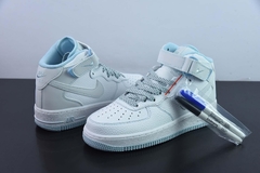 Tênis Nike Air Force 1 Mid '07 Grey Blue
