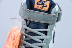Tênis Nike Air Force 1 Mid '07 Grey Blue - Loja Princípios