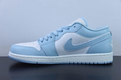 Tênis Jordan 1 Low Ice Blue na internet